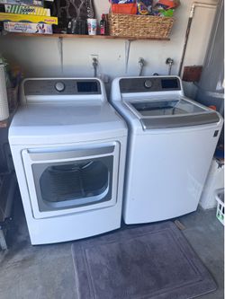 LG Gas dryer and matching washer