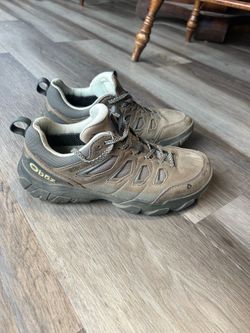Oboz Sawtooth X Low B-Dry Waterproof Hiking Brown Leather women’s outdoorsy sz 7