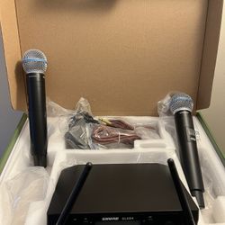 SHURE BETTA 58A GLXD4 BRAND NEW WIRELESS 🎤 🎤 MICROPHONE 