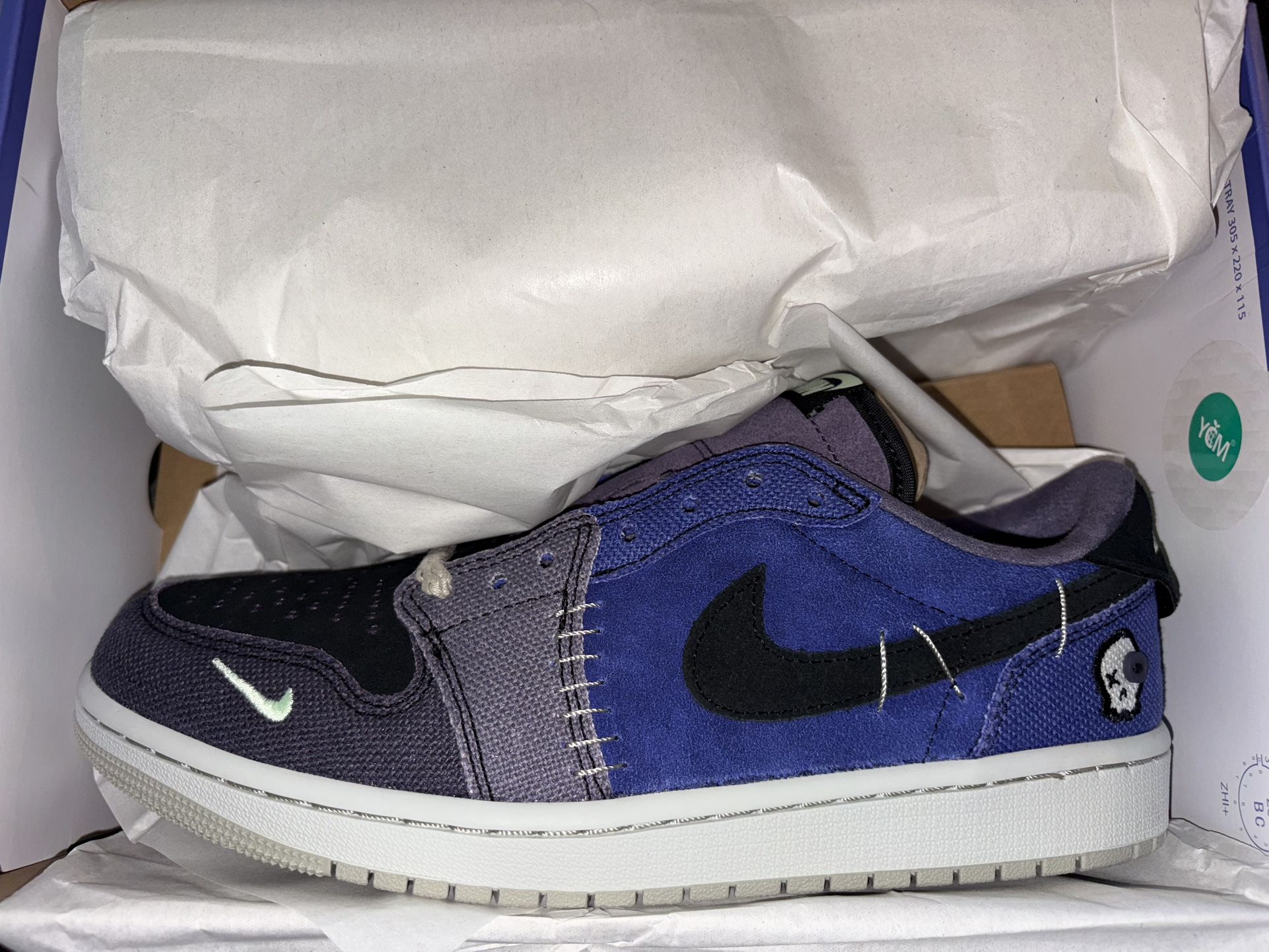 Jordan 1 x Zion Williamson “Voodoo Alternate” Size 9M