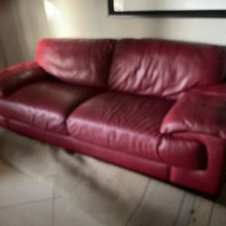 Red 2 Piece Sofa Set