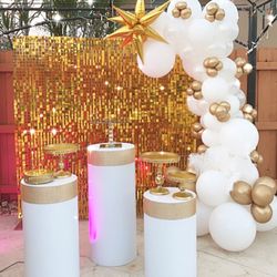 Party Decoration Baby Shower Gender Fiesta Adulto Shimmer Wall