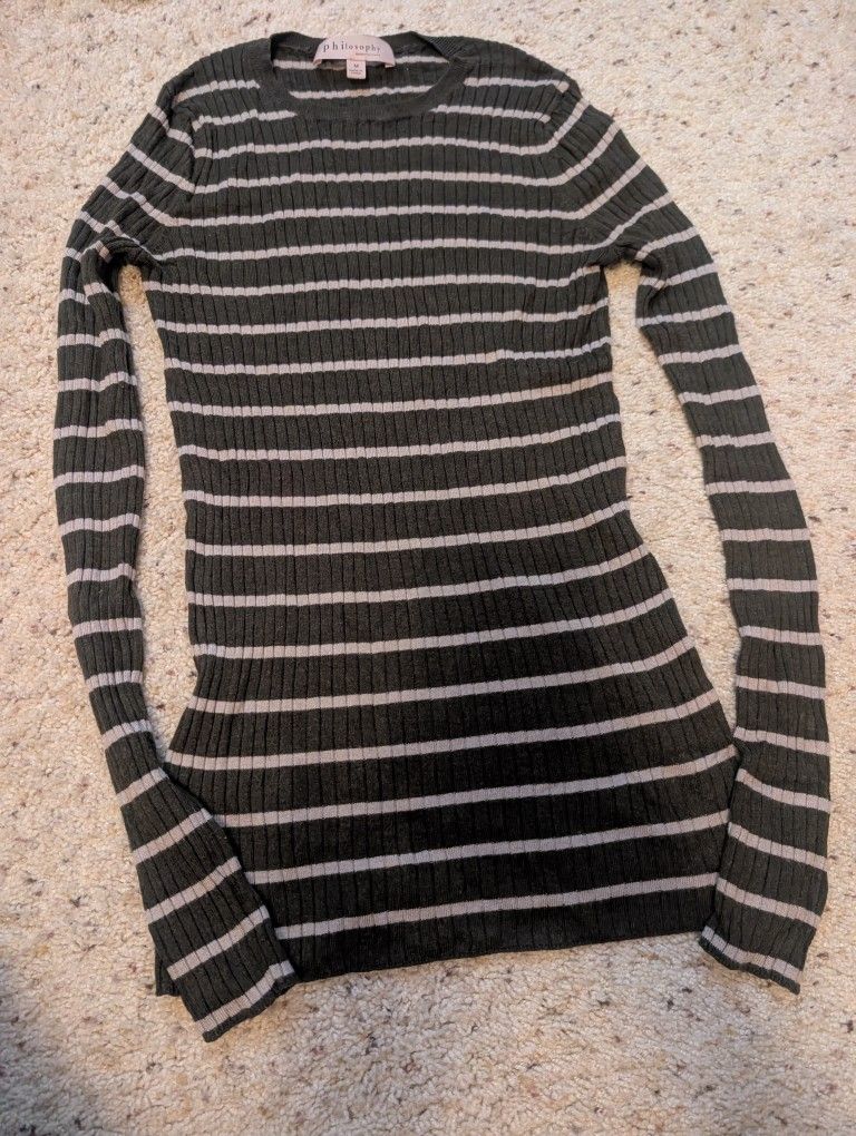 Philosophy Striped Sweater