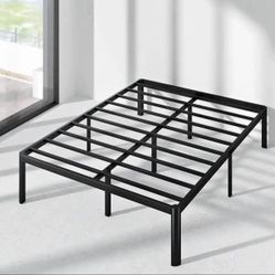 Metal Bed Frame: Twin Size