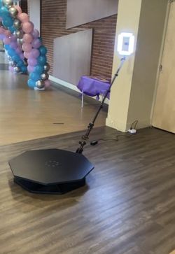 REVOSPIN OA-6 OCTAGON 360 PHOTO BOOTH DELUXE PACKAGE (AUTOMATIC SPIN)