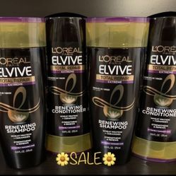 (PACK OF 4) L’Oréal ELVIVE SHAMPOO & CONDITIONERS