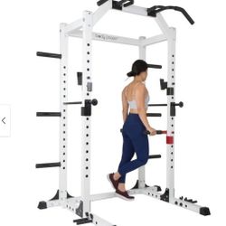 Body Power “POWER SQUAT RACK”, Weights, and Bars