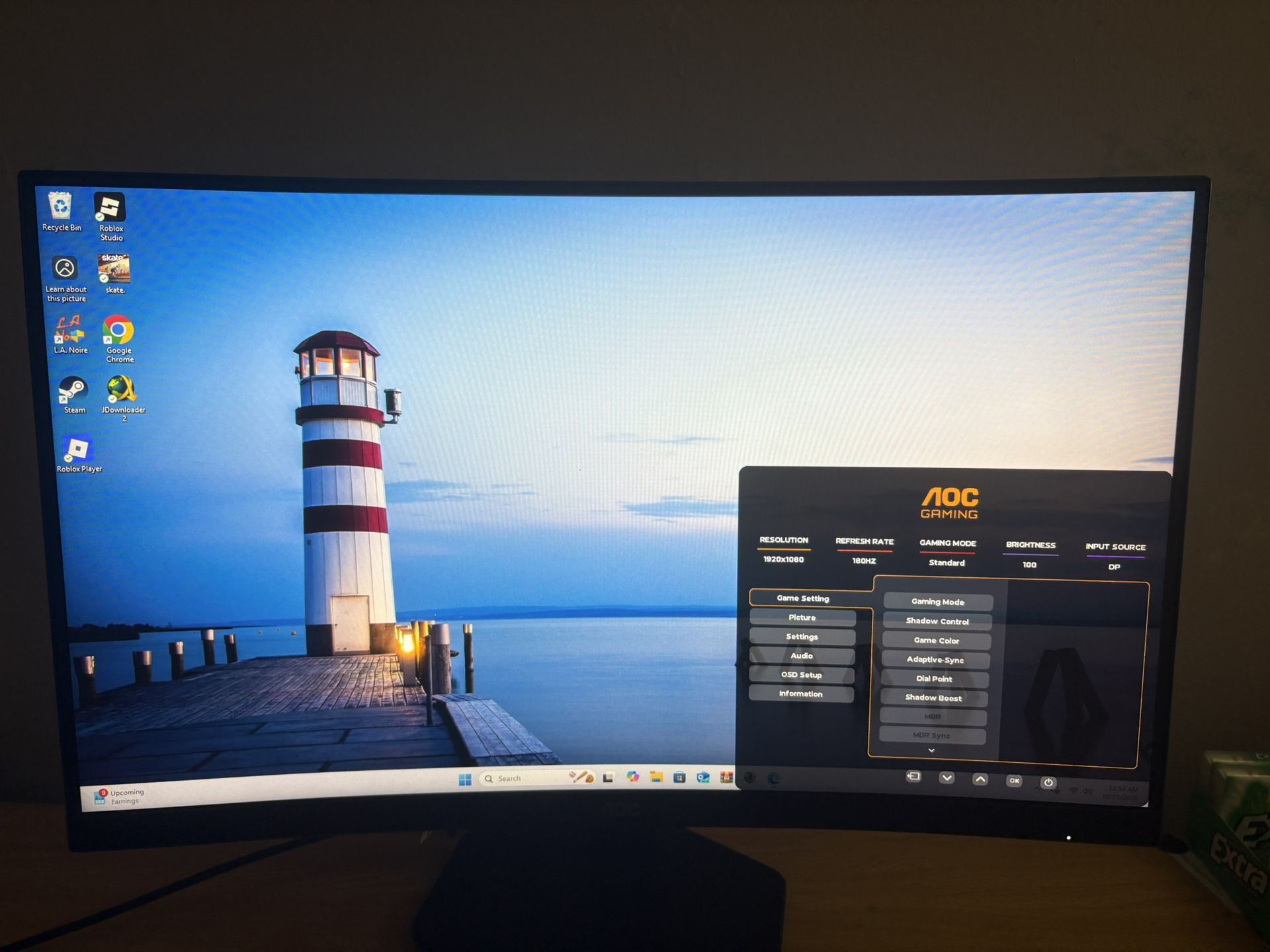AOC 180 Hz 27” Gaming Monitor (new)