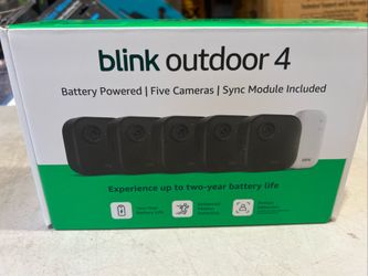 New BLINK Outdoor 4 Smart Security System w/ Sync Module Core - 5 Camera System
