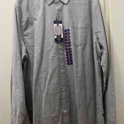 Gap Button Up Dress Shirt 2XL Men’s Blue Brand New