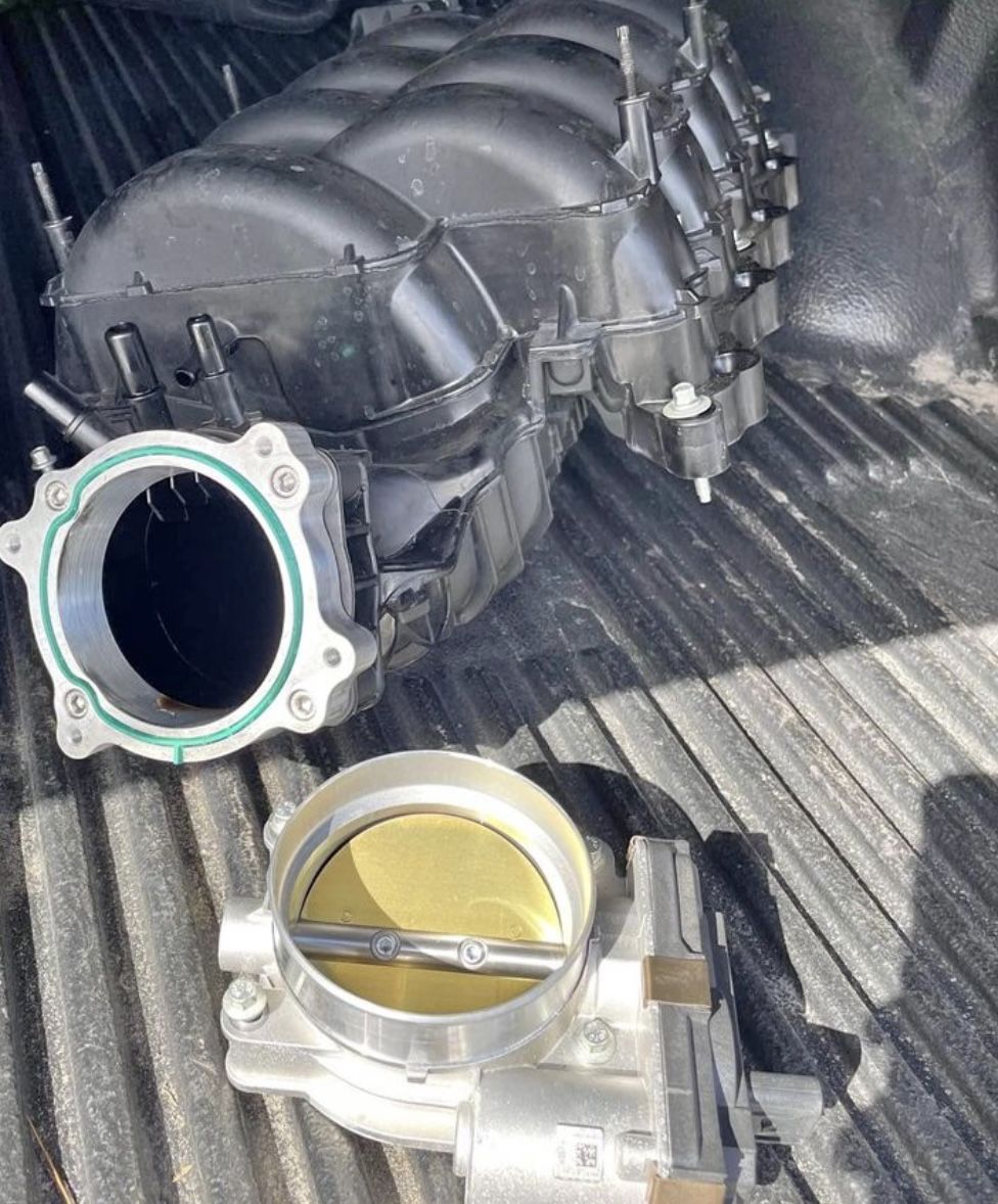 2021 Mustang Gt Ported Intake Manifold And Throttle Body