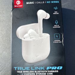 Brand New In Box True Link Pro Wireless Bluetooth Earbuds