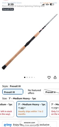 Penn Prevail 3 Inshore Spinning Rod