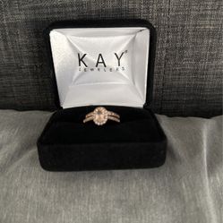 Morganite And Diamond Ring