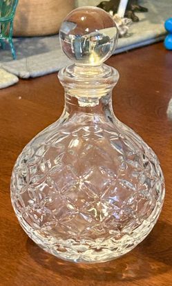 Real Crystal Perfume Decanter/Christmas Gift