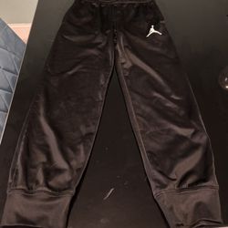 Jordan Black Sweatpants Boys Sz.6/7