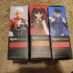 Archer and Rin and Lancer Fate Figma Figures