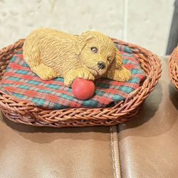 VINTAGE SANDICAST & Capear Studio Dog Figurines 