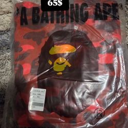 Red Bape Sweater, Size XL