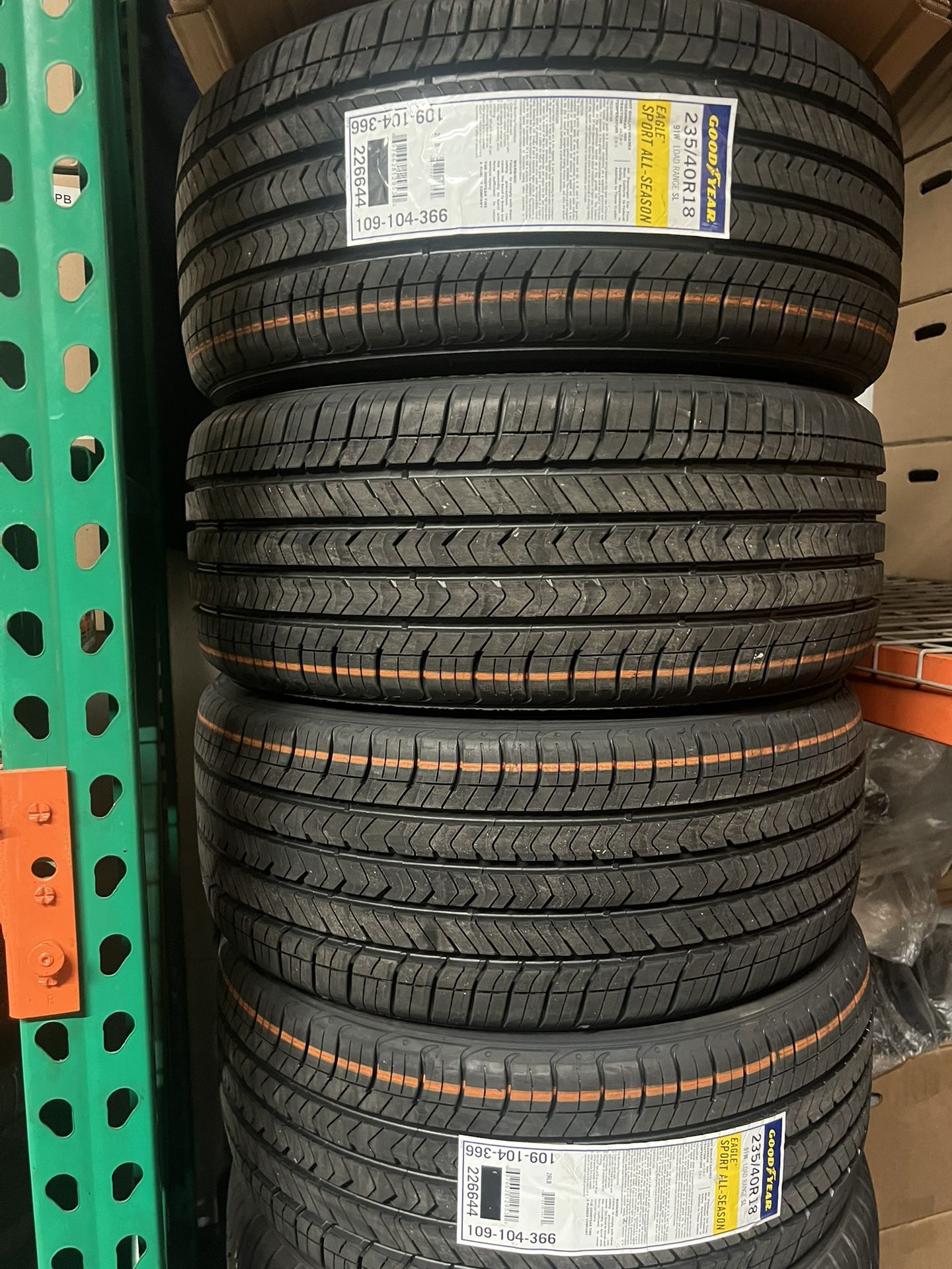 235/40/18 New Goodyear Tires 235/40r18 Llantas Nuevas 