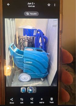 Carpet cleaner and vacuum  for part for 800