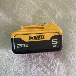 🟡⚫️DEWALT Battery: 20V MAX*, 5 Ah, Battery  20V DC