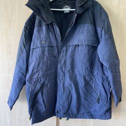 Men’s Large Fleece-lined Winter Ski Jacket 