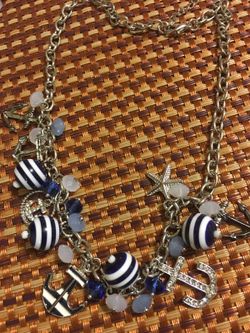 Necklace with anchor ⚓️ charms brand new