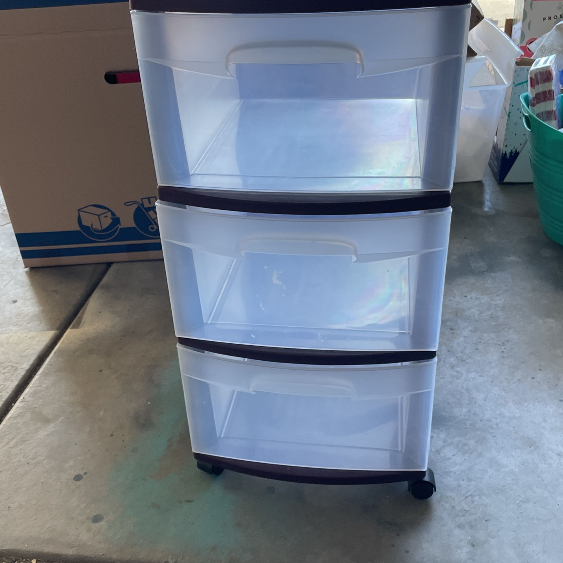 Plastic Cart With Drawers And Wheels