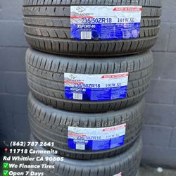 235/50ZR18 Atlander Sport Set of Tires Installed and Balanced Set de Llantas Nuevas Instaladas y Balanceadas