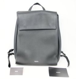 Tumi Georgica KIMBELL 100% LEATHER 14.25” Laptop Backpack - BLACK NEW