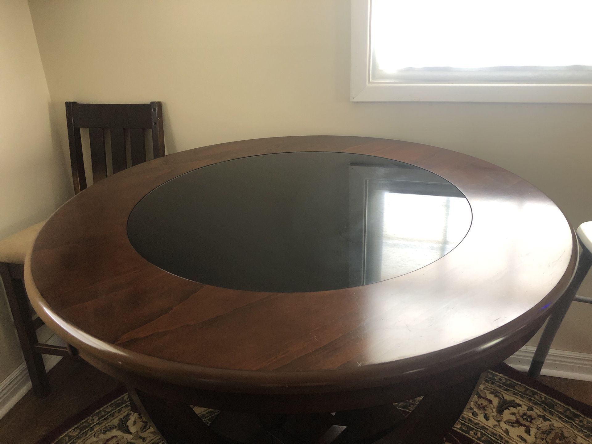 Pub style dining table