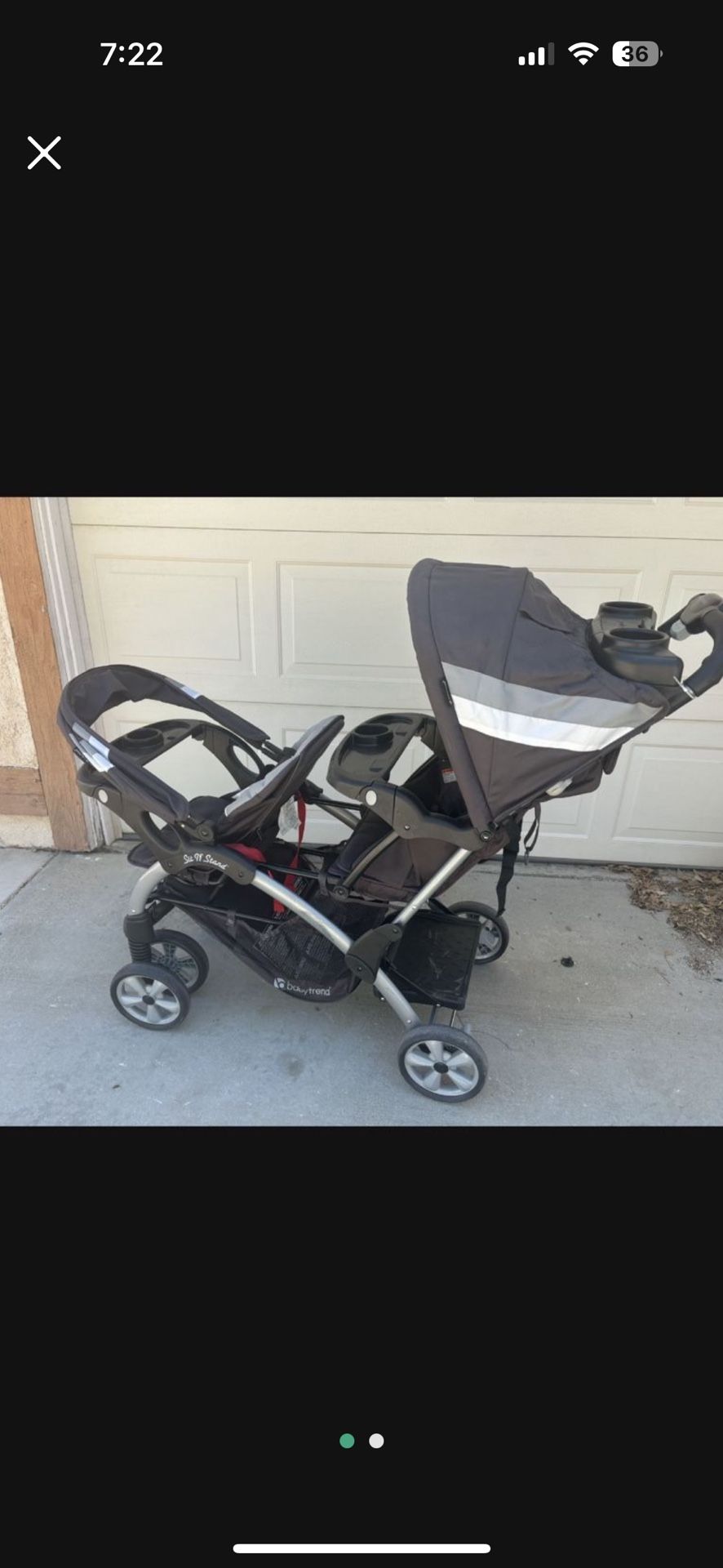 Baby trend sit n stand double stroller