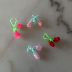 Cherry Rubber Band Charms