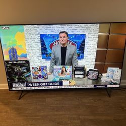 Samsung 75 Inch Smart Hdtv With Extendable And Pivoting Wall Mount