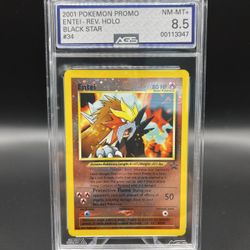 2001 Entei WOTC Reverse Holo Black star Promo