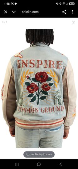 INSPIRE DENIM VARSITY JACKET
Men – Seville Blue