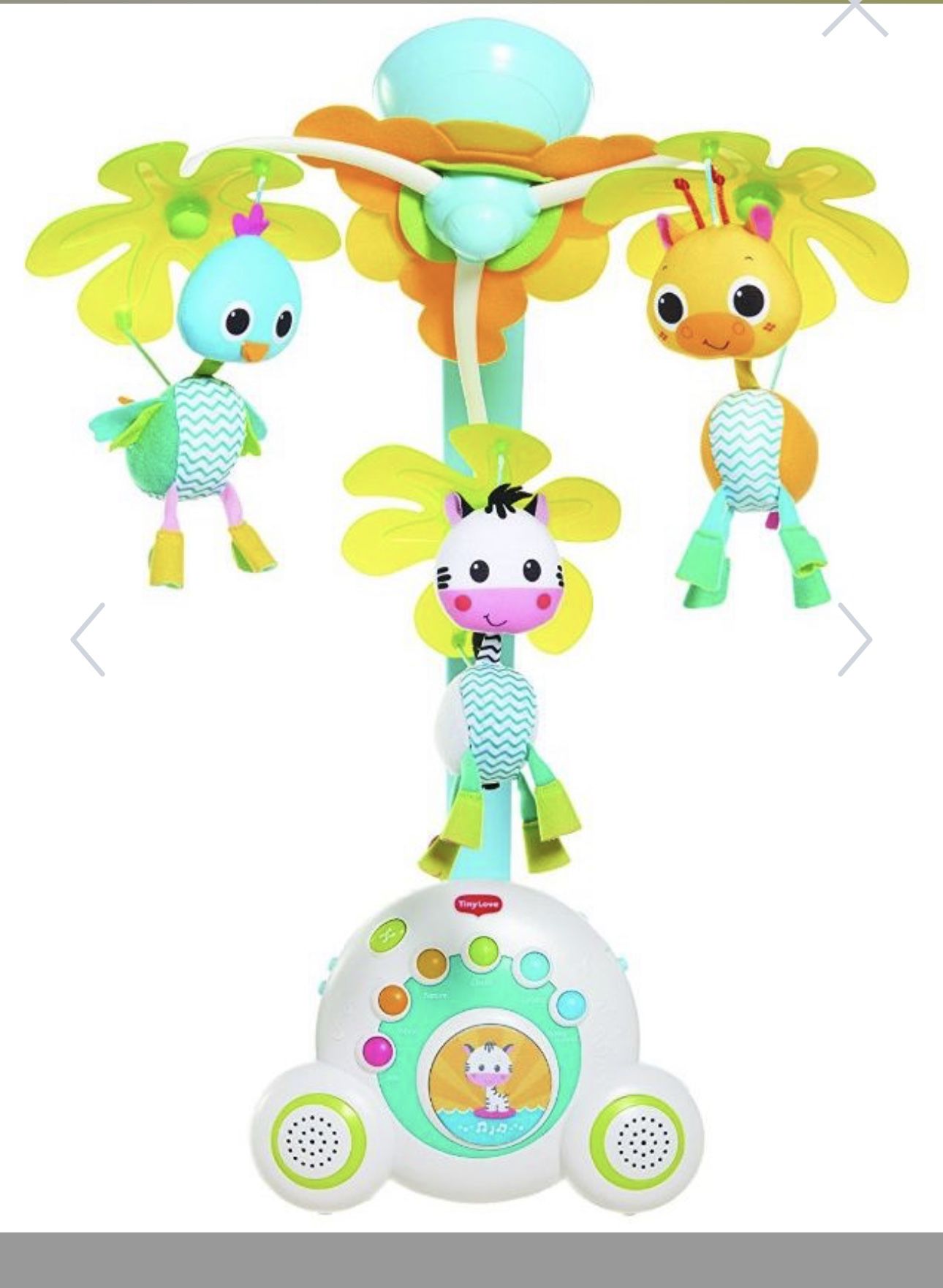 Tiny Love Soothe & Groove Mobile - Safari, Baby Toys, Music In Crib,  $19.99 First Come First Serve. 