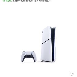 Brand new PS five in the box brand new