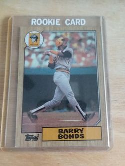 Barry Bonds Rookie Card