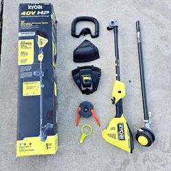 RYOBI 40V HP Brushless Weed Eater String Trimmer EXPAND-IT Attachment Capable