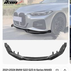 2021-2024 BMW G22 G23 4-Series M440i Front Bumper Lip PP