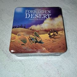 Forbidden Desert Thirst For Survival Game In Excellent New Condition (Is Complete Nothing Missing)