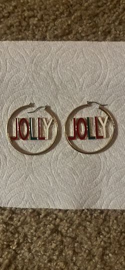 Christmas Hoop Earring