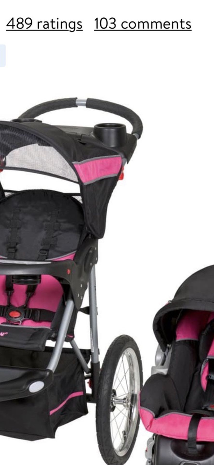 Baby Trend Jogger Stroller & Car Seat Set
