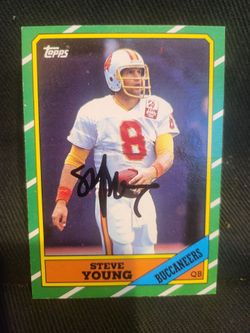 Steve Young signed rookie card