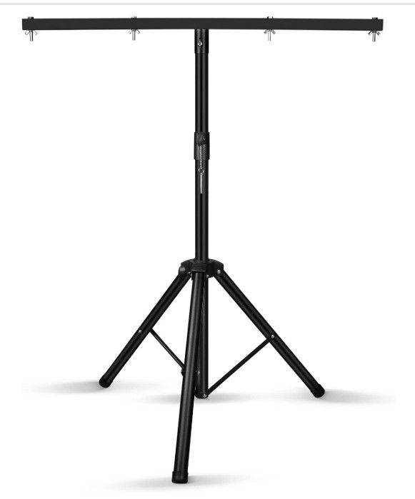 U`King DJ Light Stand Tripod w/ Crossbar (39-70") 1A-3