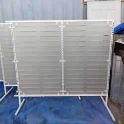 Retail Slat Wall Stand Alone Panels