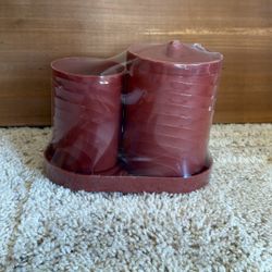 Horizon 3 Piece Jar with Tray Set $8