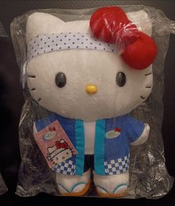 Sealed Hello Kitty Sushi Chef 30th Anniversary Plush